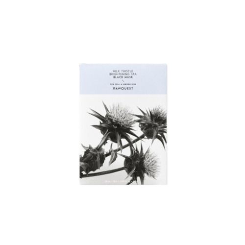RAWQUEST Milk Thistle Brightening SPA Black Mask - 5pcs