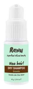 Raww Wow Hair! Dry Shampoo - Choc Mint For Brunettes