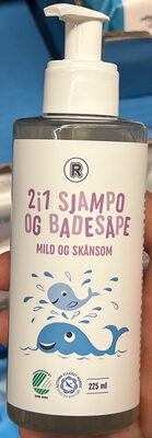 2i1 sjampo og badesåpe