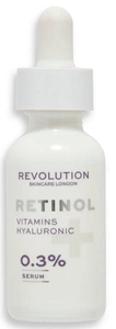 Revolution Skincare 0.3% Retinol With Vitamins & Hyaluronic Acid Serum