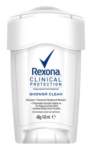 Rexona Clinical Protection Shower Clean Antiperspirant Cream Deodorant