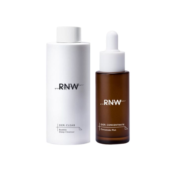 RNW DER. CONCENTRATE Ceramide Plus - 30ml (1ea) + DER. CLEAR Bubble Deep Cleanser - 200g (1ea) Set