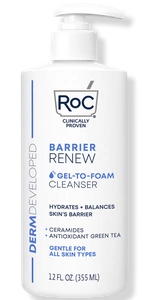 RoC Barrier Renew Gel-to-foam Cleanser