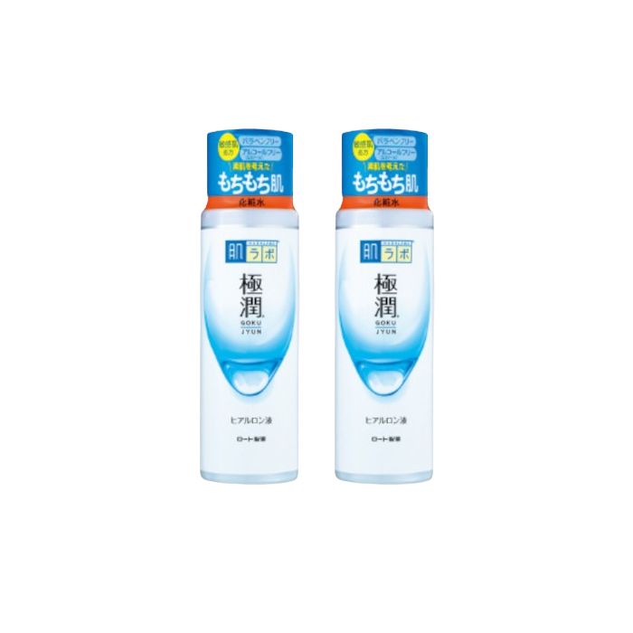 Rohto Mentholatum Hada Labo Gokujyun Hyaluronic Acid Lotion - Moist - 170ml (2ea) Set