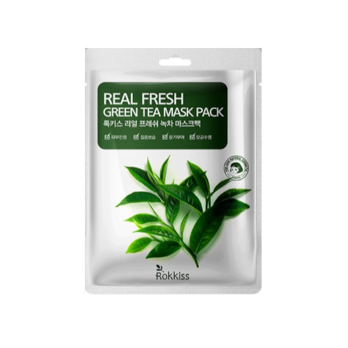Rokkiss Real Fresh Green Tea Mask - 1pc