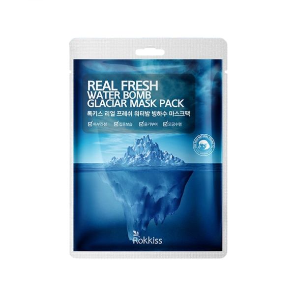 Rokkiss Real Fresh Water Bomb Glaciar Mask Pack - 1pc