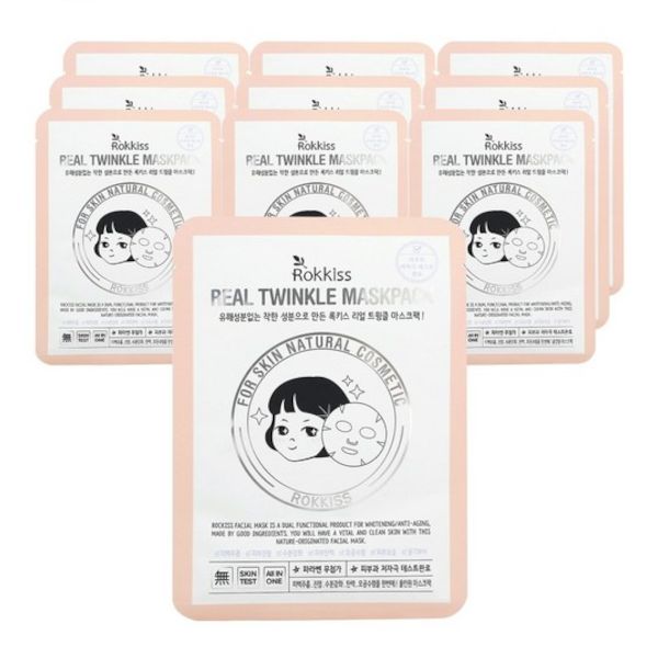 Rokkiss Real Twinkle Mask Pack - 10pcs