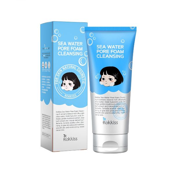 Rokkiss Sea Water Pore Foam Cleansing - 120ml
