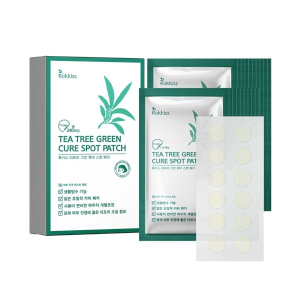 Rokkiss Tea Tree Green Cure Spot Patch - 240ea