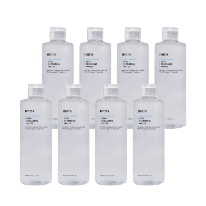ROVECTIN Aqua Deep Cleansing Water - 400ml (8ea) Set