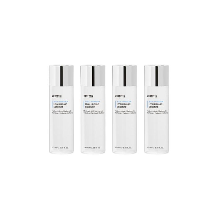 ROVECTIN Aqua Hyaluronic Essence (New Version of Skin Essentials Activating Treatment Lotion) - 100ml (4ea) Set