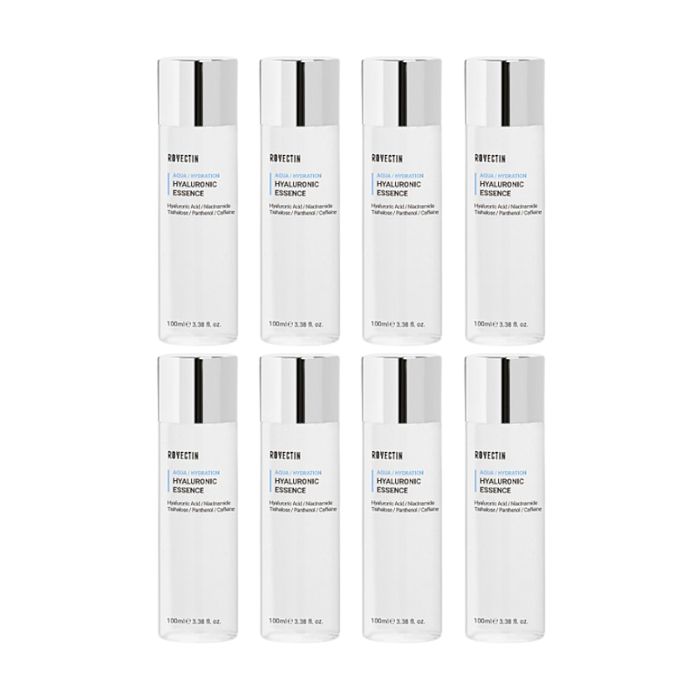 ROVECTIN Aqua Hyaluronic Essence (New Version of Skin Essentials Activating Treatment Lotion) - 100ml (8ea) Set