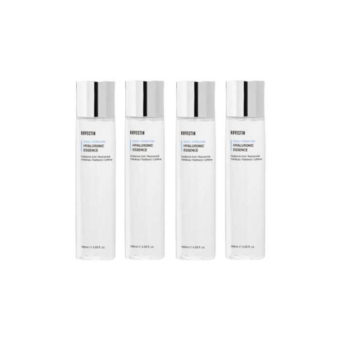 ROVECTIN Aqua Hyaluronic Essence (New Version of Skin Essentials Activating Treatment Lotion) - 180ml (4ea) Set