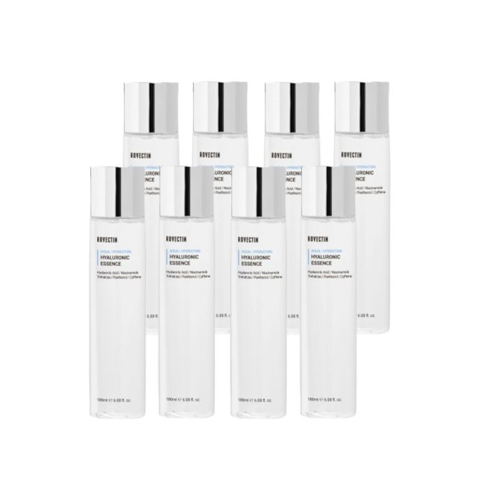 ROVECTIN Aqua Hyaluronic Essence (New Version of Skin Essentials Activating Treatment Lotion) - 180ml (8ea) Set