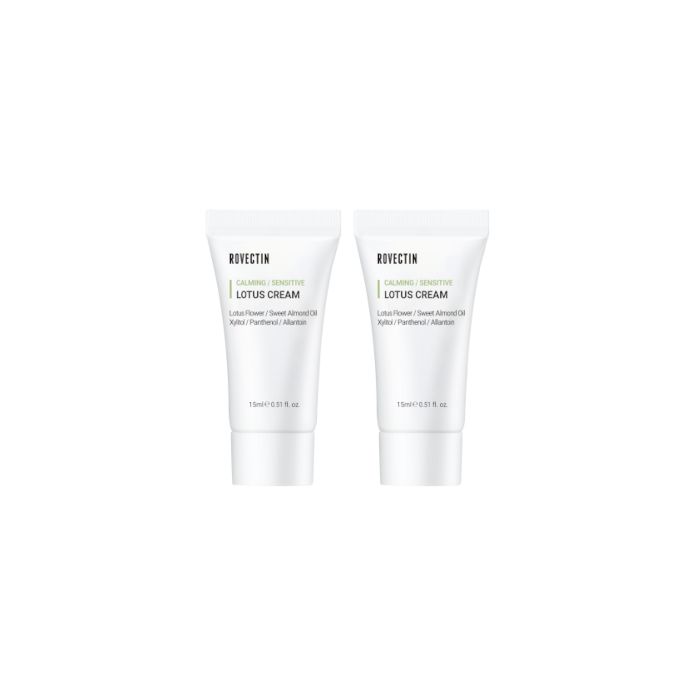 ROVECTIN Calming Lotus Cream (New Version) - 15ml (2ea) Set