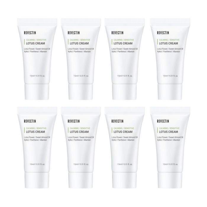 ROVECTIN Calming Lotus Cream (New Version) - 15ml (8ea) Set