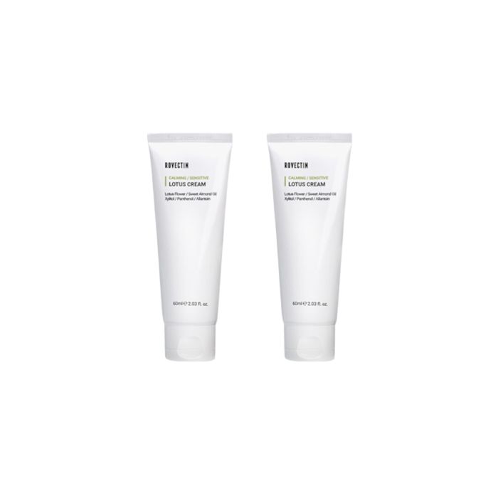 ROVECTIN Calming Lotus Cream (New Version) - 60ml (2ea) Set
