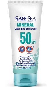 SAFE SEA Mineral Clear Zinc Sunscreen SPF 50