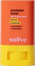 Sallve Protetor Solar Bastão FPS 60 Muito Resistente