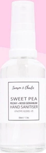 Samson & Charlie Sweet Pea Peony & Rose Geranium Hand Sanitiser