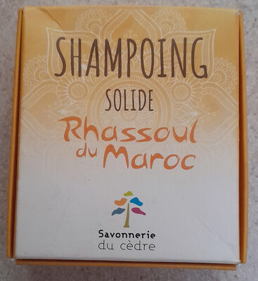 shampoing solide rhassoul du maroc