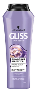 Schwarzkopf Gliss Blonde Hair Perfector Purple Repair Shampoo