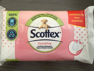 Sensitive wet toilet wipes