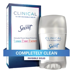Secret Clinical Strength Antiperspirant And Deodorant For Women Invisible Solid Completely Clean