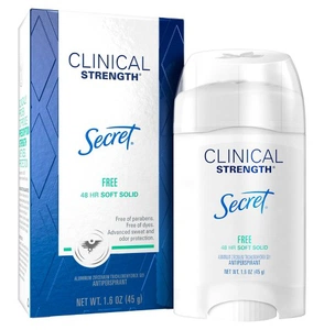 Secret Clinical Strength Deodorant Paraben Free, Dye Free, Sensitive