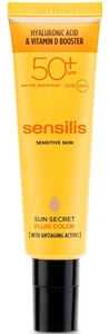 Sensilis Sun Secret Fluid Color 50+ With Hyaluronic Acid & Vitamin D Booster