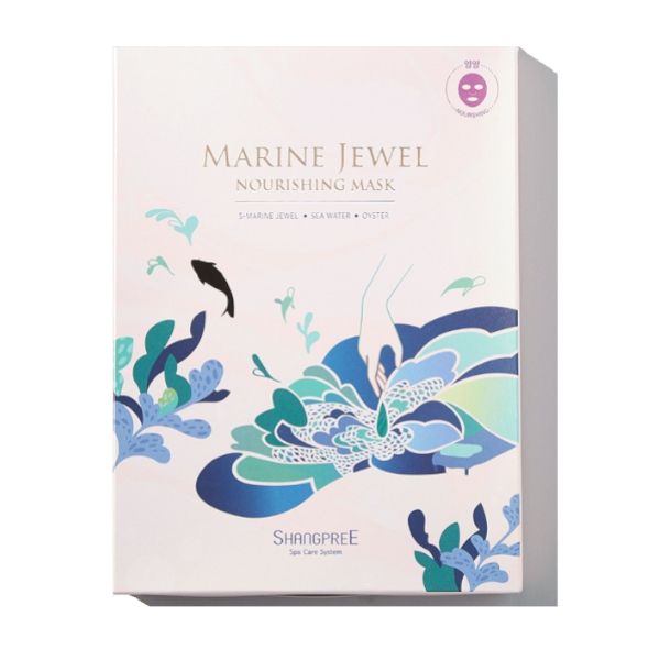 Shangpree Marine Jewel Nourishing Mask - 5pcs