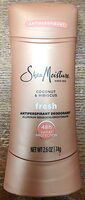 Coconut and hibiscus antiperspirant deoderant
