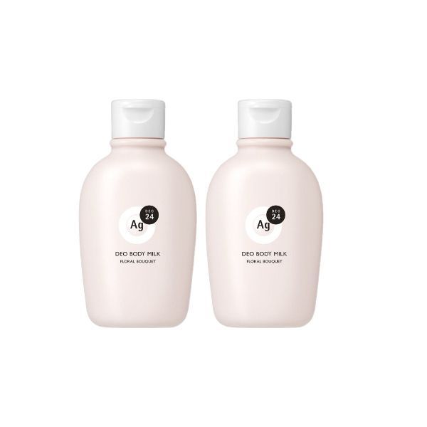 Shiseido Ag Deo 24 Deodorant Body Milk - 180ml - Floral Bouquet (2ea) Set