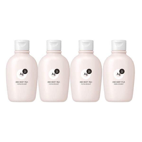 Shiseido Ag Deo 24 Deodorant Body Milk - 180ml - Floral Bouquet (4ea) Set