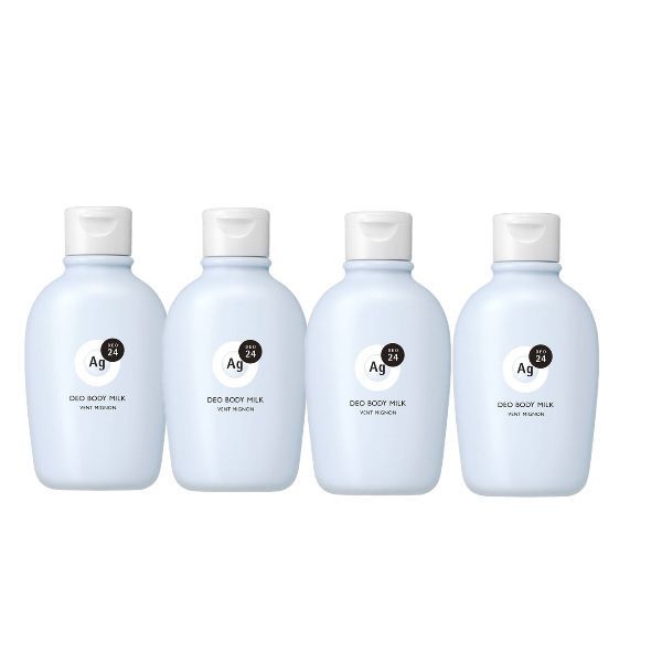 Shiseido Ag Deo 24 Deodorant Body Milk - 180ml - Vent Mignon (4ea) Set
