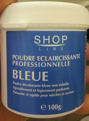 Poudre éclaircissante professionnelle bleue