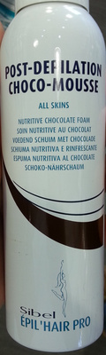 Post-Depilation Choco-Mousse Soin nutritif au chocolat