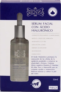 SIENNA Serum Facial Con Ácido Hialuronico