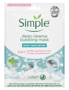 Simple Deep Cleanse Bubbling Mask