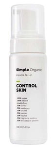 Simple Organic Espuma Facial Control Skin