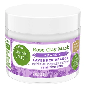Simple Truth Rose Clay Lavender And Orange Face Mask