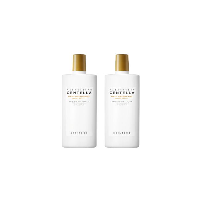 Skin1004 Madagascar Centella Air-Fit Suncream Plus SPF50+ PA++++ - 50ml (2ea) Set