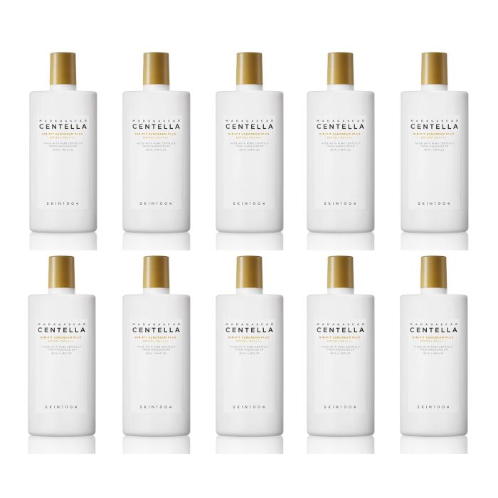 Skin1004 Madagascar Centella Air-Fit Suncream Plus SPF50+ PA++++ - 50ml (5ea) Set