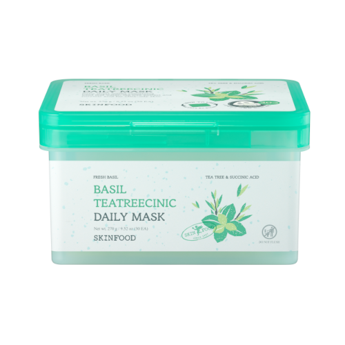 Skinfood Basil Teatreecinic Daily Mask - 270g(30ea)