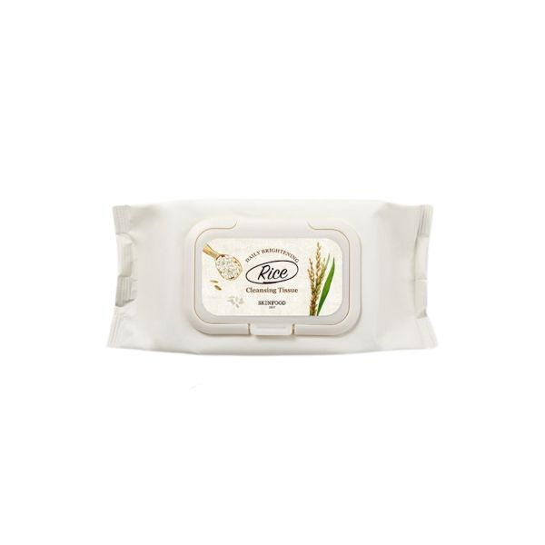 Skinfood Rice Daily Brightening Cleansing Tissue - 80pcs