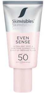 Skinvisibles Even Sense Ultralight Spot & Skin Tone Correcting Daily UV Defense Fluid SPF 50
