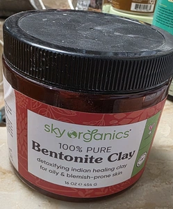 Sky Organics 100% Pure Bentonite Clay