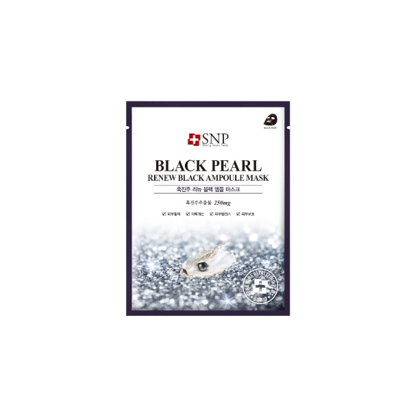 SNP Black Pearl Renew Masque ampoule noir - 1pc