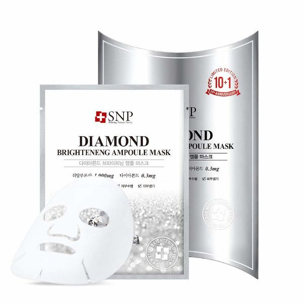 SNP Diamond Brightening Ampoule Mask - 1pc