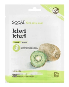 Soo'Ae Food Story Mask - Kiwi Toning Sheet Mask